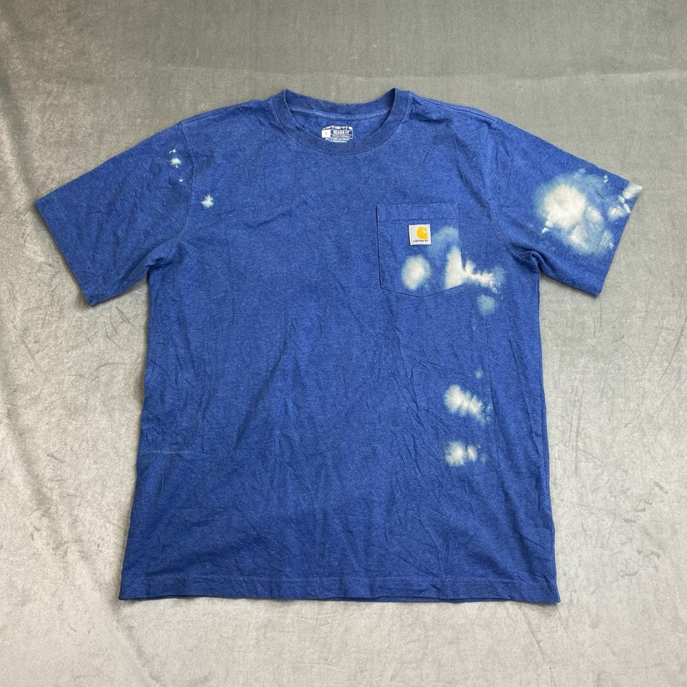 Carhartt 103296 Relaxed fit T Shirt Blue Workwear Mens‎ Large